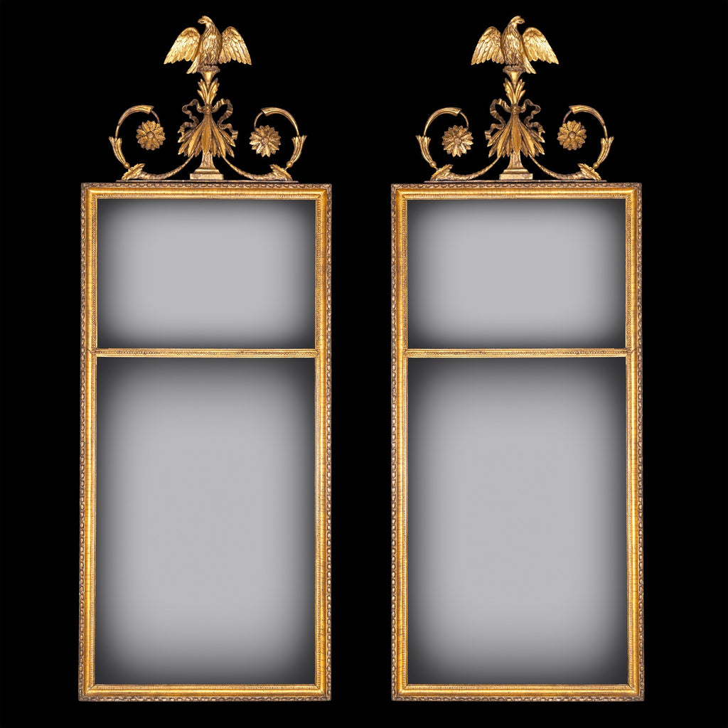 PAIR OF GEORGIAN NEOCLASSICAL PIER MIRRORS - REF No. 6021