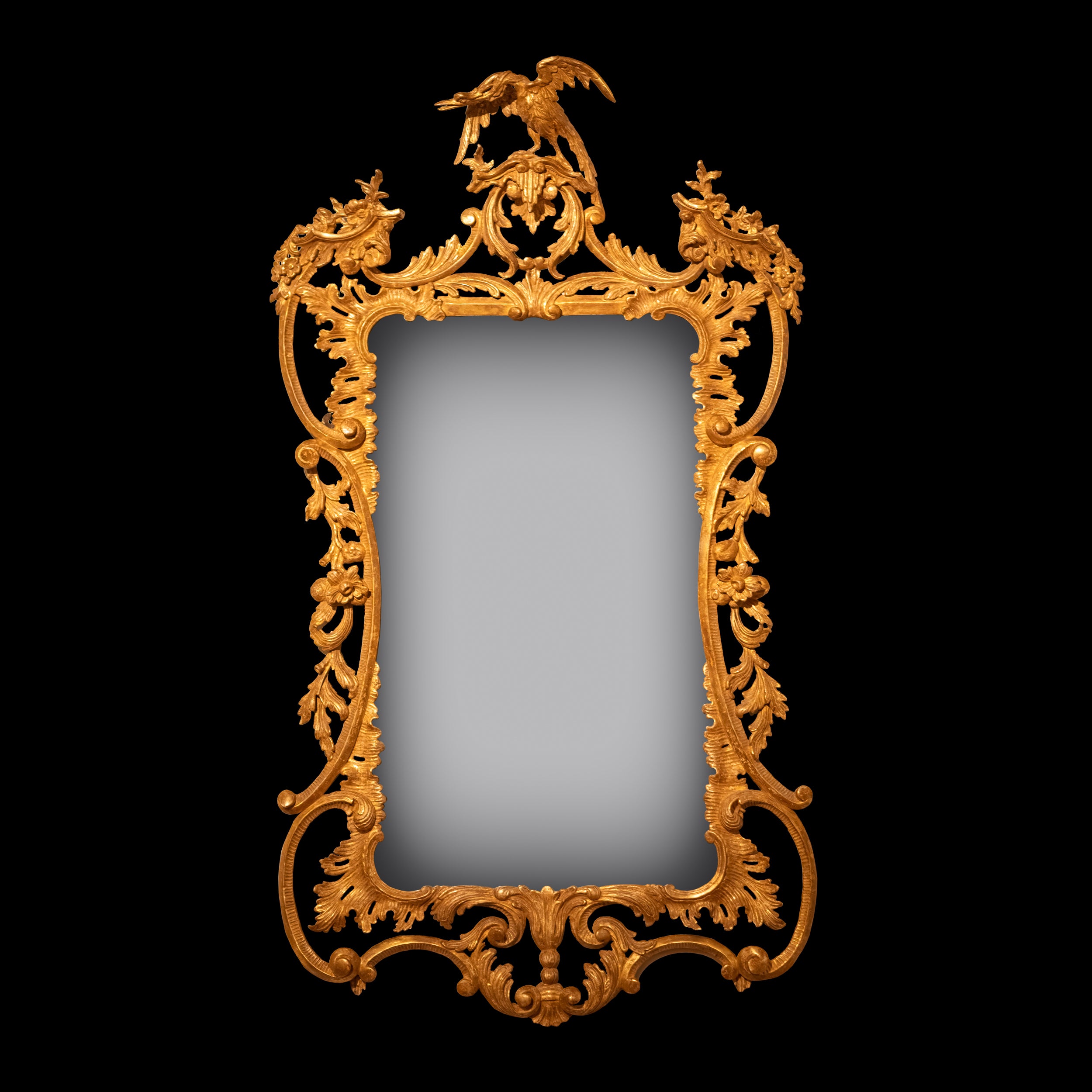 18TH CENTURY ENGLISH PIER GILTWOOD MIRROR - REF No. 6019