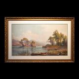 JOSEPH BIRBECK PORCELAIN PLAQUES OF KILLARNEY LAKES & SLIGO ABBEY -REF No. 2031