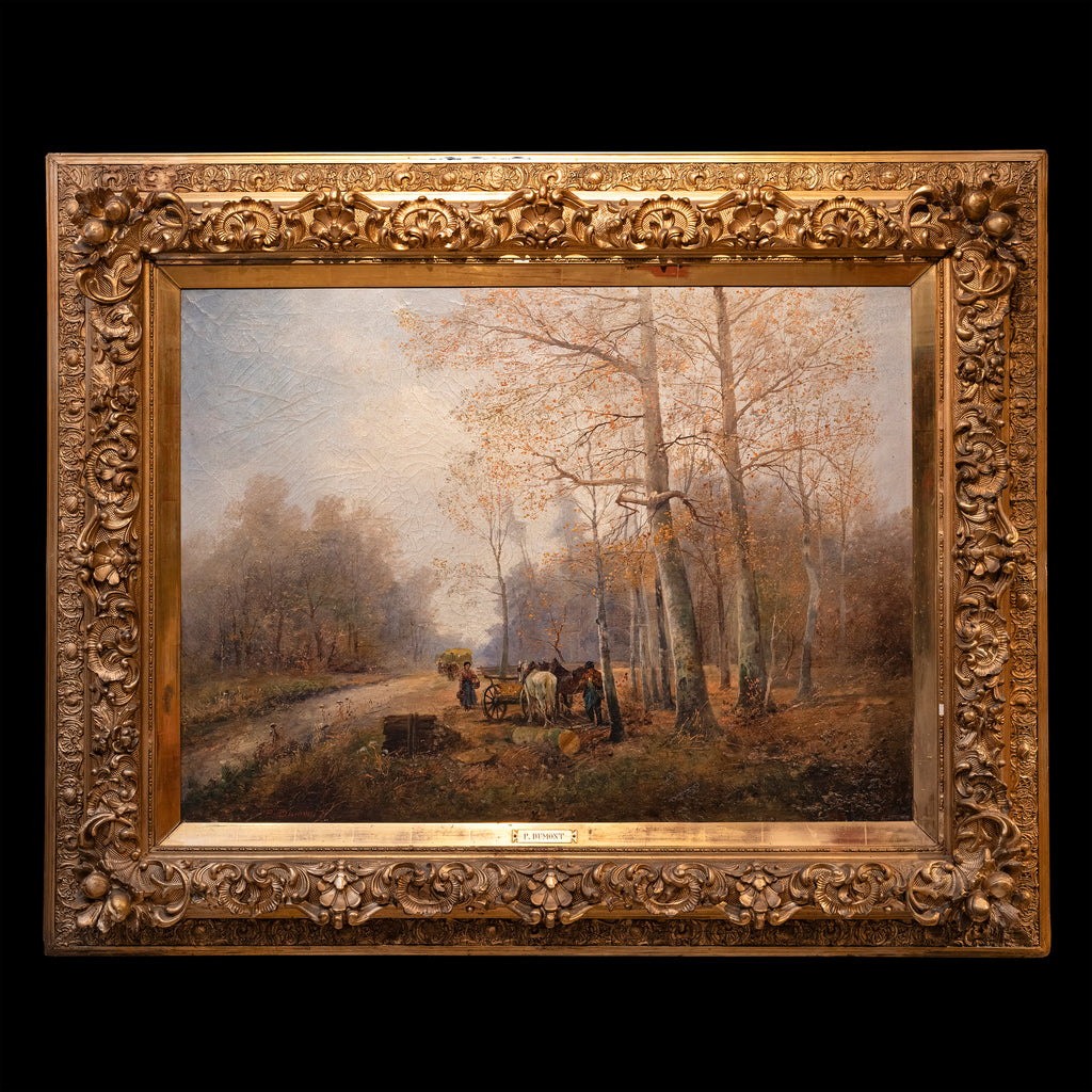 FRENCH PAINTING BY P. DUMONT - REF No. 2035