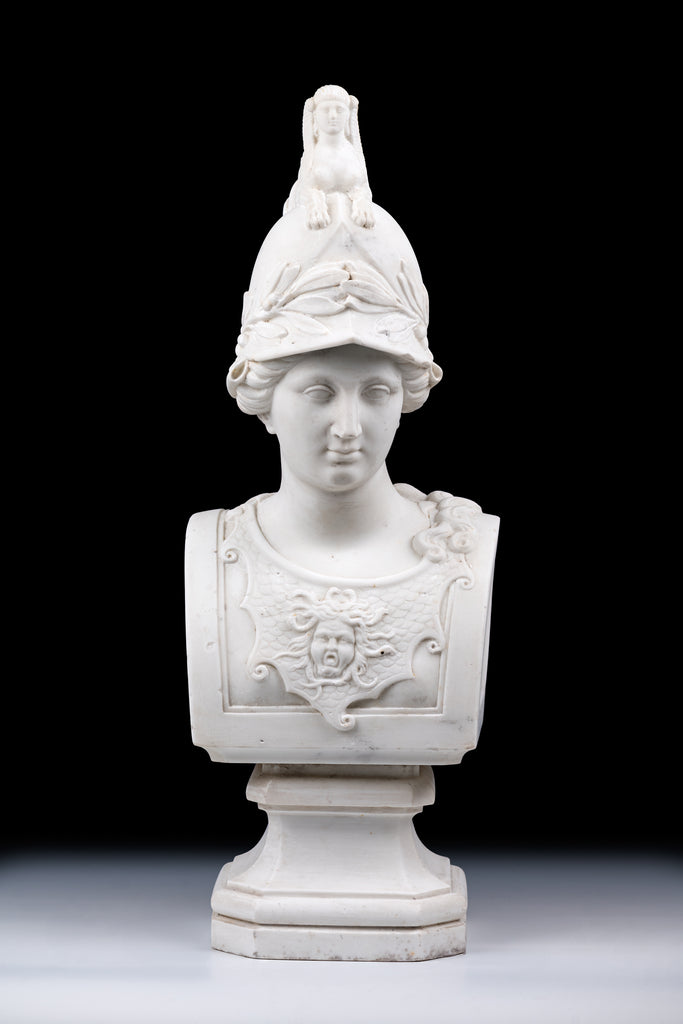 19TH CENTURY ITALIAN MARBLE BUST OF MINERVA GIUSTINIANI - REF No. 1077