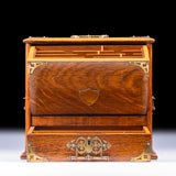 OAK STATIONARY METAMORPHIC LETTER BOX - REF No. 1028