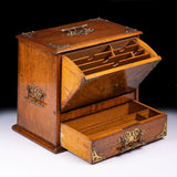 OAK STATIONARY METAMORPHIC LETTER BOX - REF No. 1028