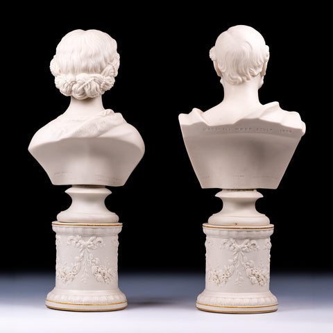 PAIR OF 19TH CENTURY PARAIN BUSTS BY COPELAND - REF No.185