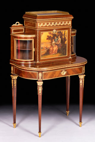 IRISH WILLIAM IV CYLINDER BOOKCASE - REF No. 4055