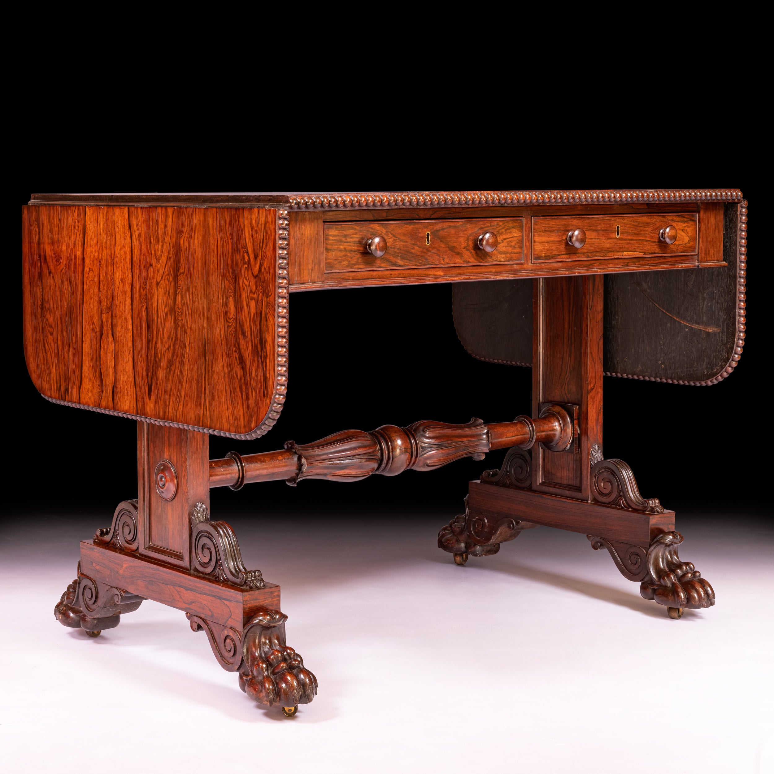 REGENCY SOFA TABLE ATTRIBUTED TO GILLINGTONS DUBLIN - REF No. 7001