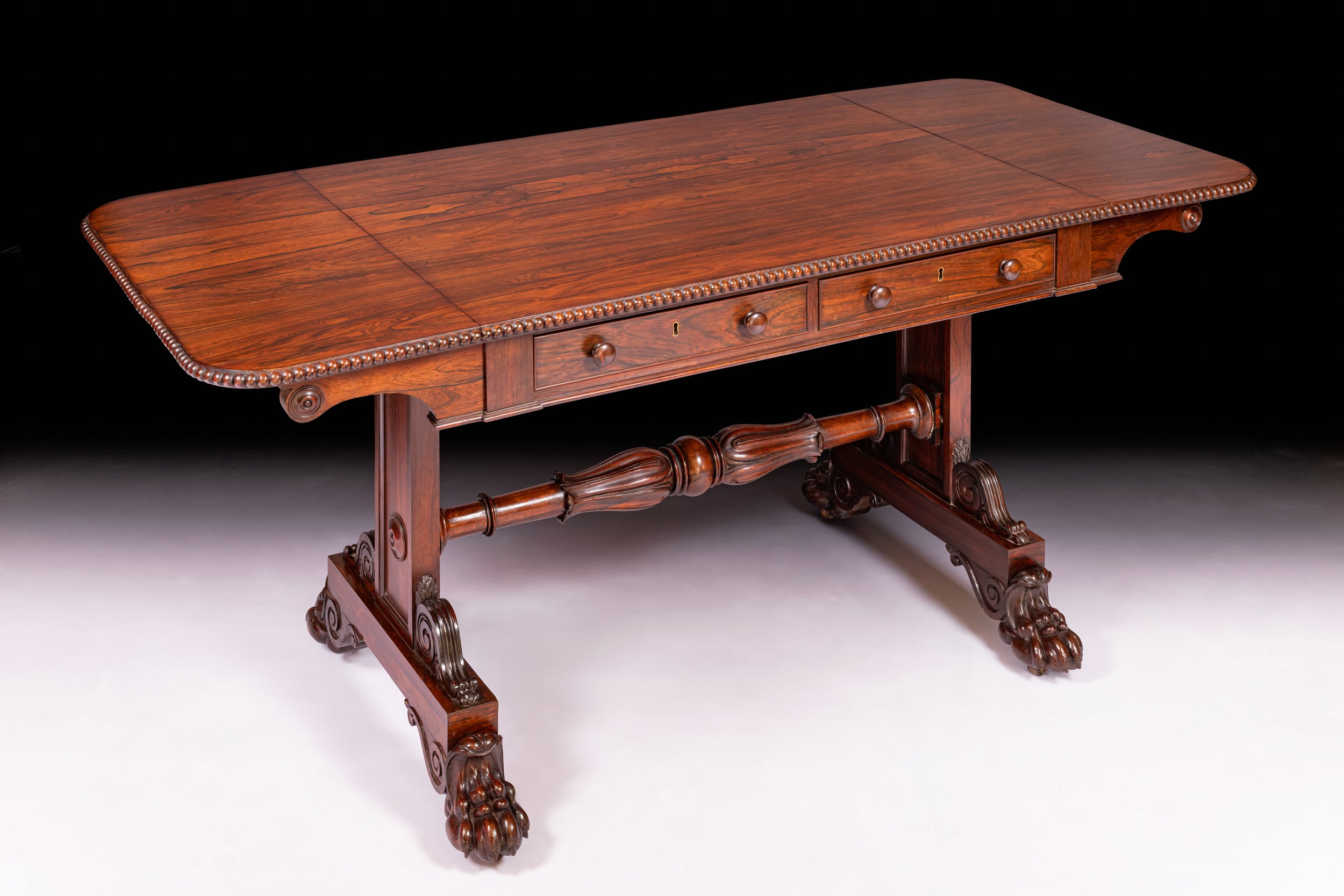 REGENCY SOFA TABLE ATTRIBUTED TO GILLINGTONS DUBLIN - REF No. 7001