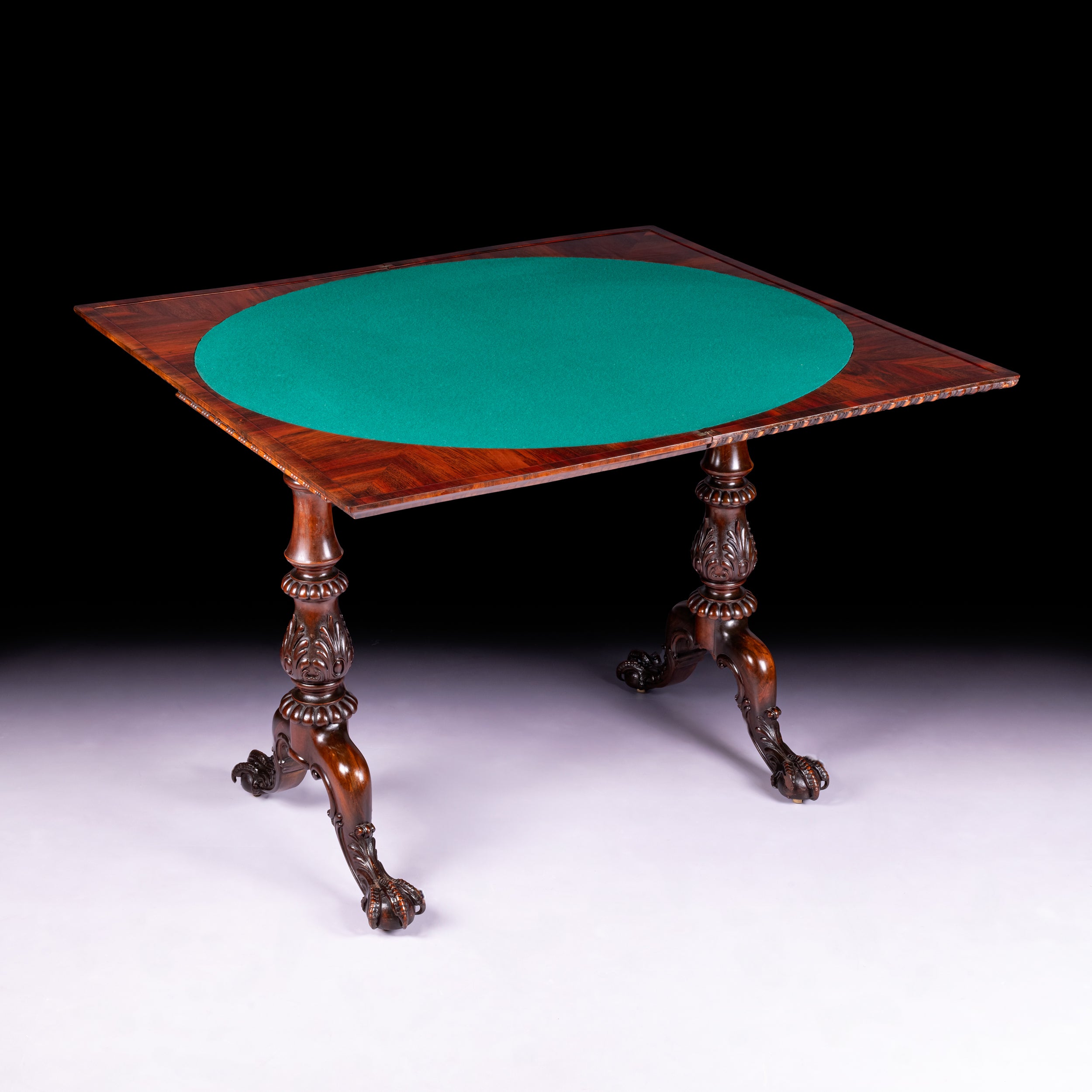 GILLOWS OF LANCASTER CARD TABLE - REF No. 9018