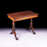 GILLOWS OF LANCASTER CARD TABLE - REF No. 9018