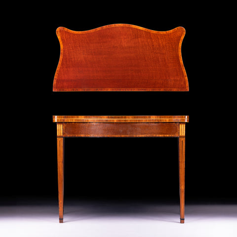 GEORGIAN PLUM MAHOGANY TEA TABLE - REF No. 5021
