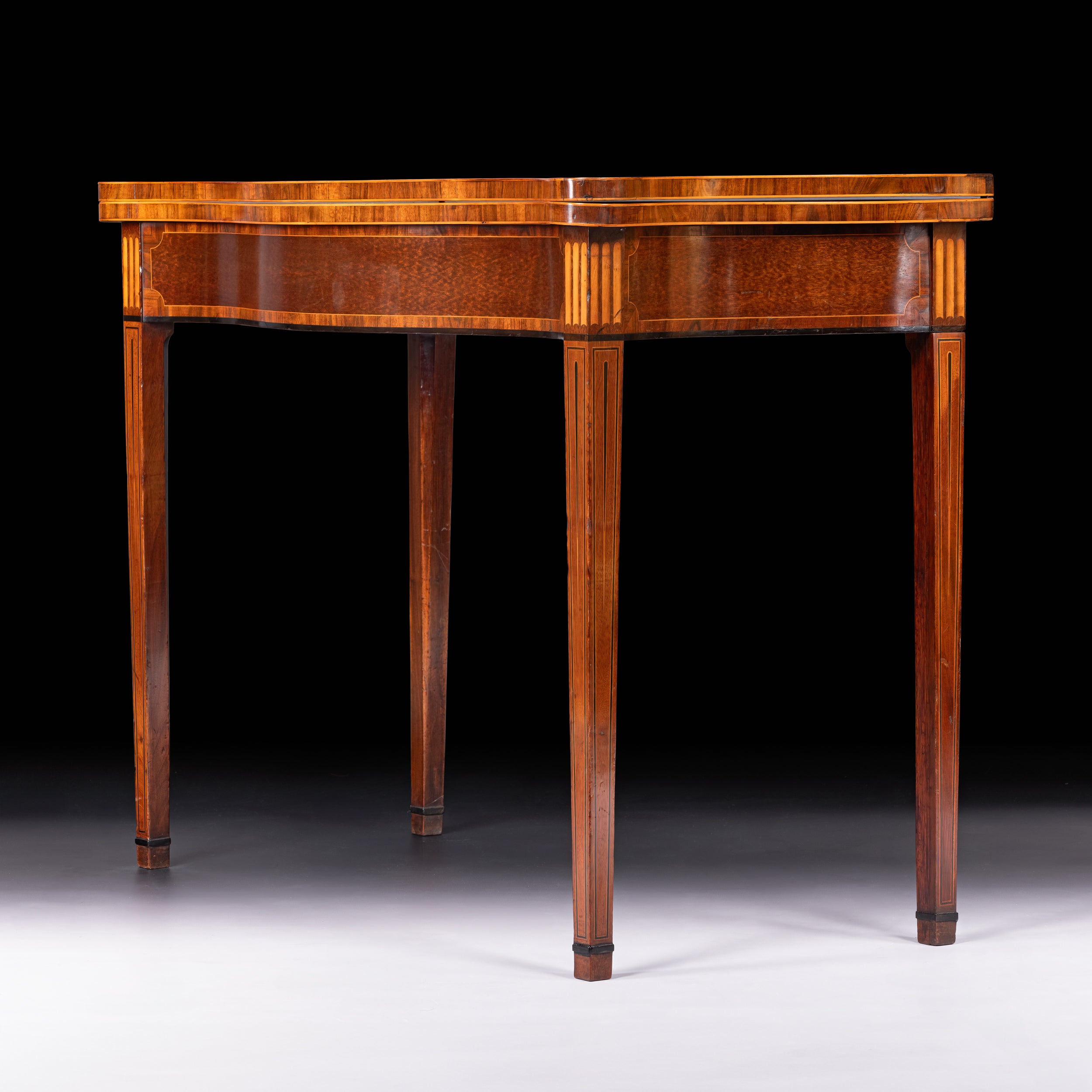 GEORGIAN PLUM MAHOGANY TEA TABLE - REF No. 5021