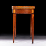 GEORGIAN PLUM MAHOGANY TEA TABLE - REF No. 5021