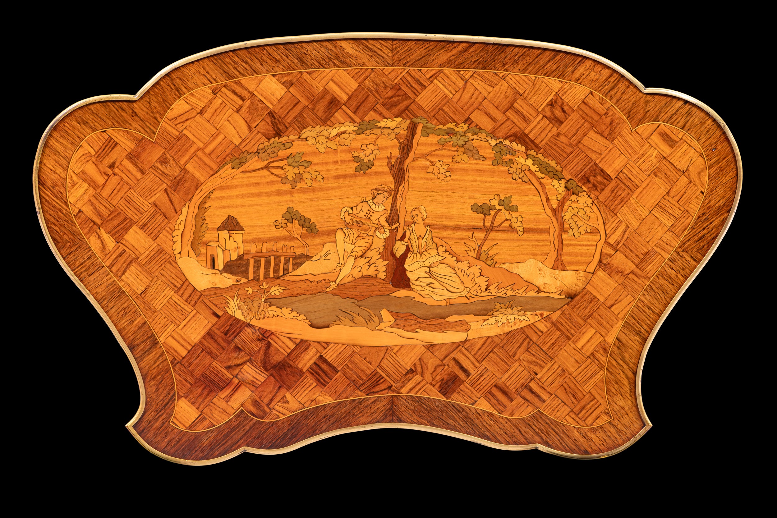 FRENCH KINGWOOD BIJOUTERIE TABLE - REF No. 9069