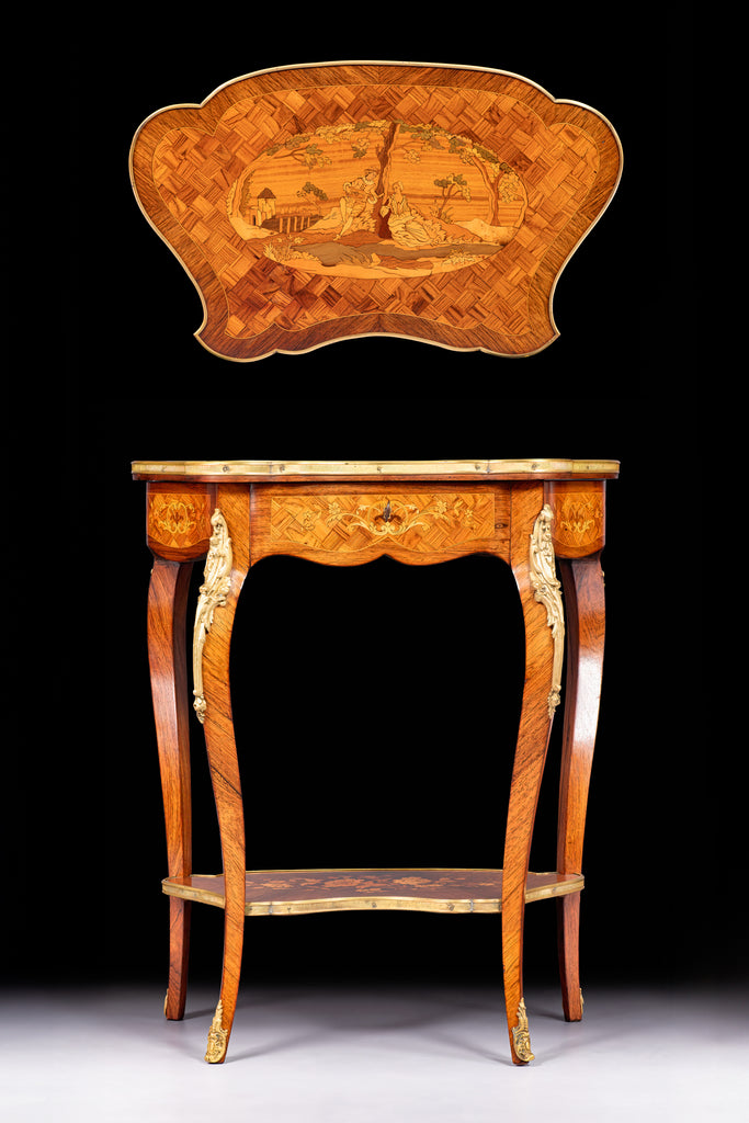 FRENCH KINGWOOD BIJOUTERIE TABLE - REF No. 9069