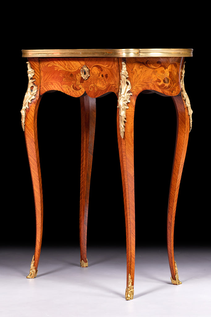 19TH CENTURY KIDNEY SHAPED TABLE - REF No. 9067