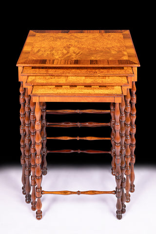 REGENCY QUARTETTO TABLES BY GILLOWS - REF No. 9058