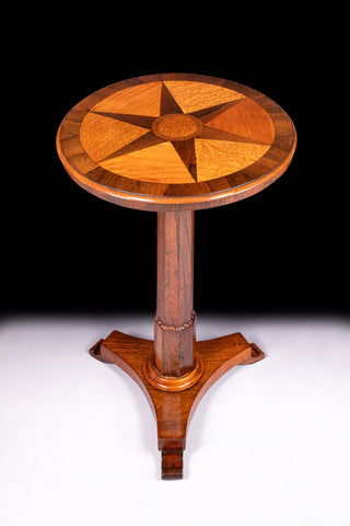 IRISH REGENCY SPECIMEN WOOD TABLE - REF No. 9071