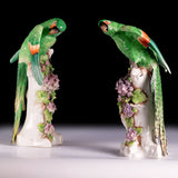 PAIR OF 19TH CENTURY SAMSON OF PAIRS PARROTS - REF No. B1002