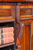 ROSEWOOD FLOOR BOOKCASE IN THE MANNER OF GILLOWS - REF No. 4022