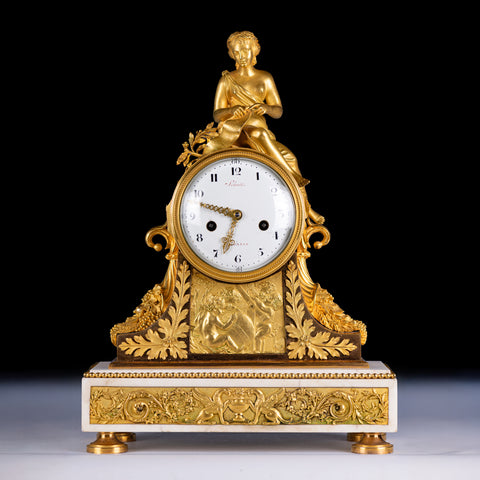 REGENCY BRACKETT CLOCK BY T. & I. OLLIVANT MANCHESTER - REF No. 124