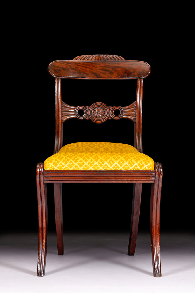 SIX REGENCY MAHOGANY CHAIRS - REF No. 8035