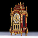 19TH CENTURY BOULLE MANTLE CLOCK - REF No. 136