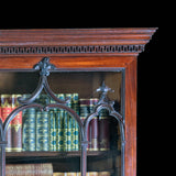 GEORGE III CHIPPENDALE BREAKFRONT BOOKCASE - REF No. 4078