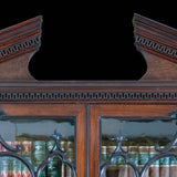GEORGE III CHIPPENDALE BREAKFRONT BOOKCASE - REF No. 4078