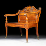 IRISH REGENCY HALL BENCH - REF No.