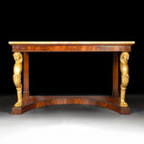 IRISH GEORGE IV MAHOGANY CONSOLE/SIDE TABLE - REF No. 5019