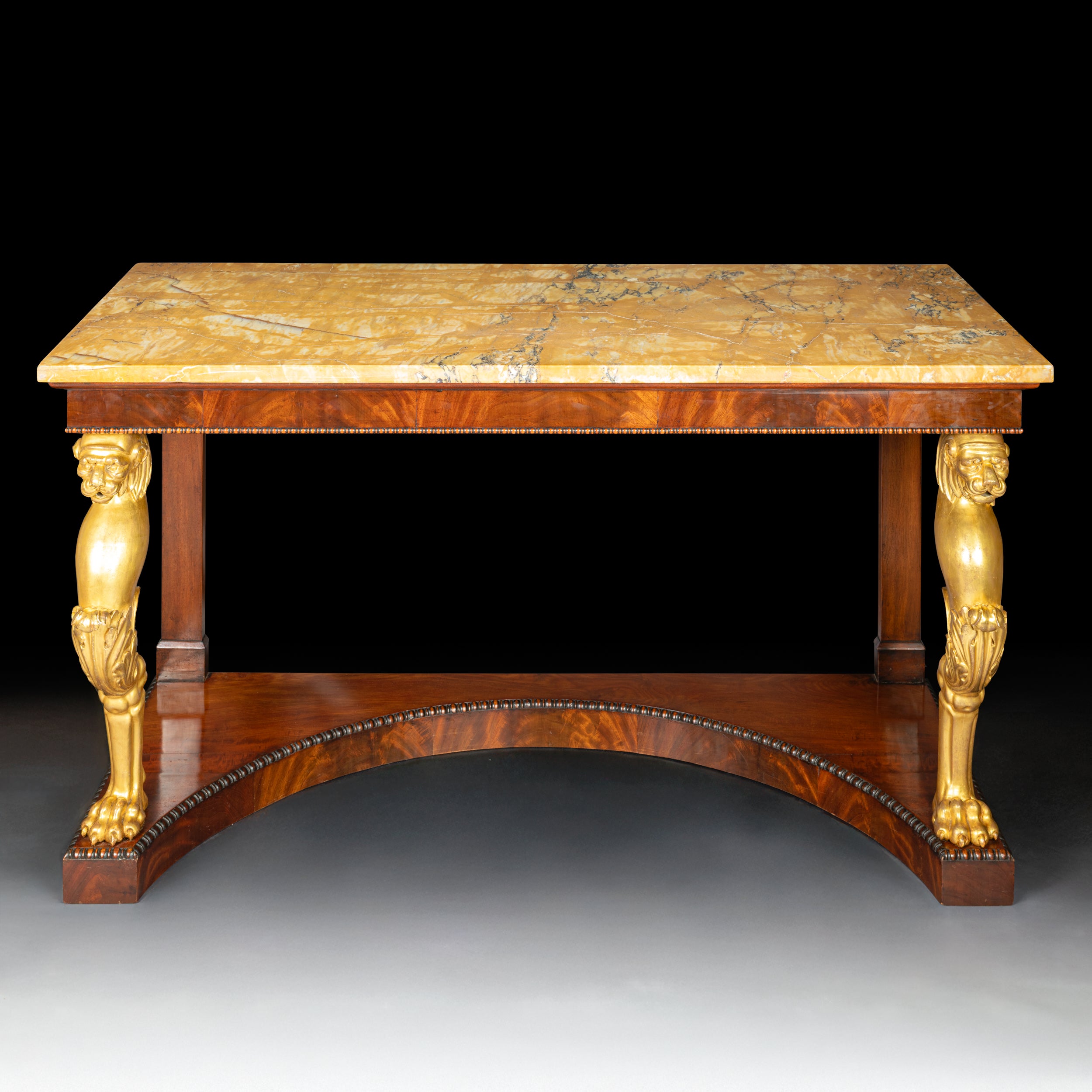 IRISH GEORGE IV MAHOGANY CONSOLE/SIDE TABLE - REF No. 5019
