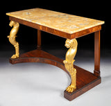 IRISH GEORGE IV MAHOGANY CONSOLE/SIDE TABLE - REF No. 5019