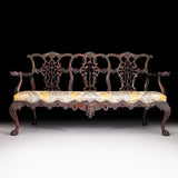 19TH CENTURY TRIPLE CHAIR SETTEE BY BUTLER OF DUBLIN - REF No. 8031