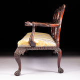 19TH CENTURY TRIPLE CHAIR SETTEE BY BUTLER OF DUBLIN - REF No. 8031