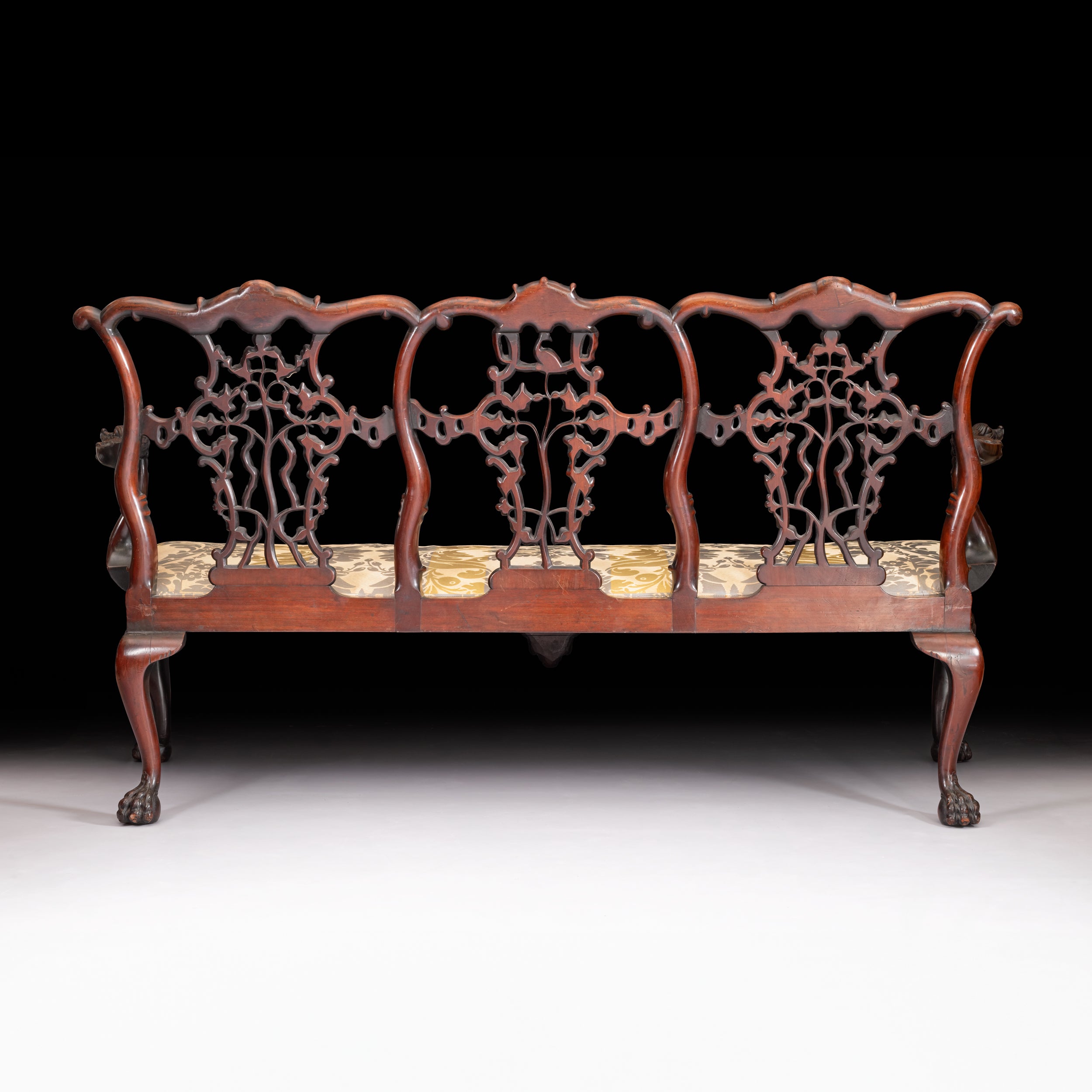 19TH CENTURY TRIPLE CHAIR SETTEE BY BUTLER OF DUBLIN - REF No. 8031