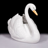 LARGE 19TH CENTURY JARDINERE PORCELAIN SWAN - REF No.