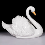LARGE 19TH CENTURY JARDINERE PORCELAIN SWAN - REF No.