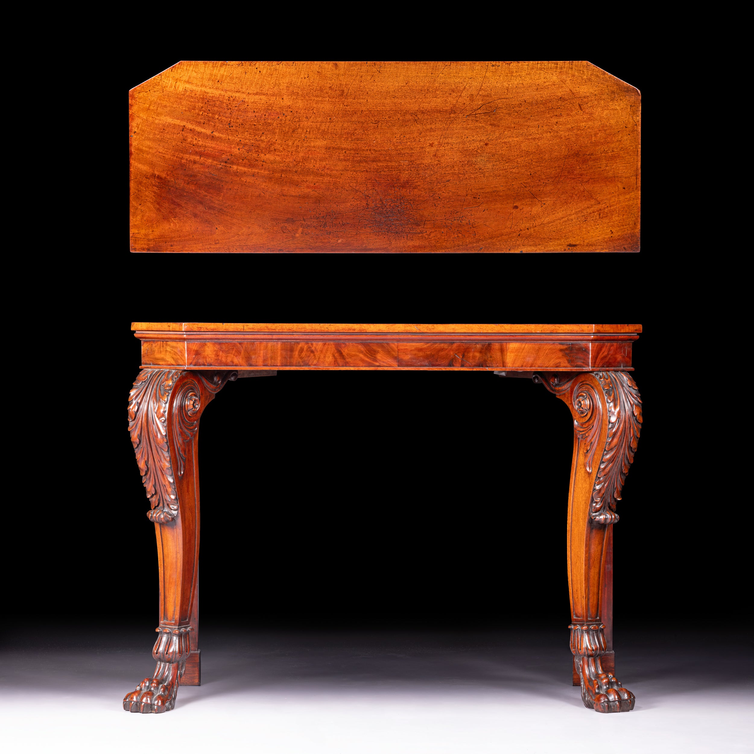 IRISH REGENCY CONSOLE TABLE ATTRIBUTED TO WILLIAMS & GIBTON - REF No. 5012