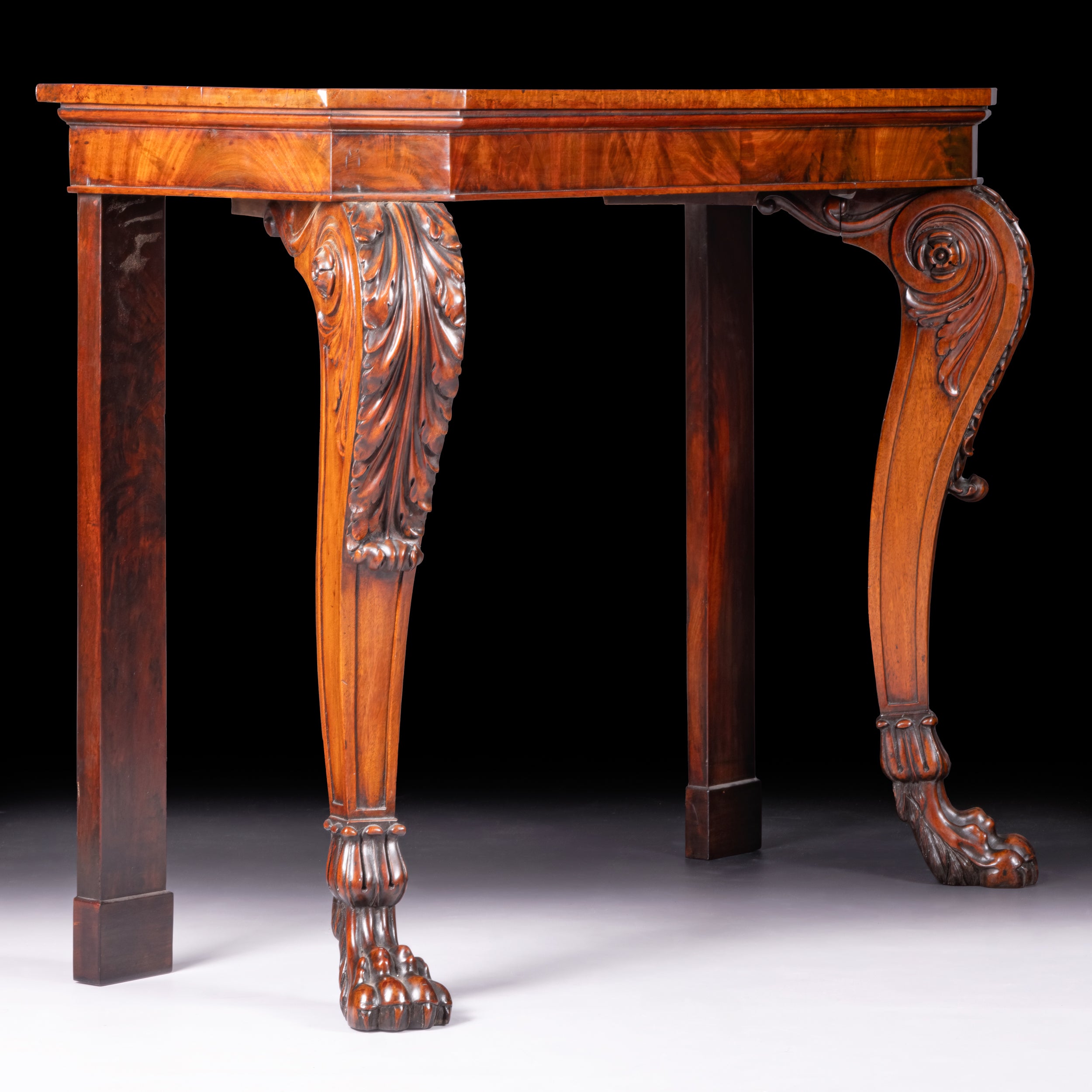 IRISH REGENCY CONSOLE TABLE ATTRIBUTED TO WILLIAMS & GIBTON - REF No. 5012