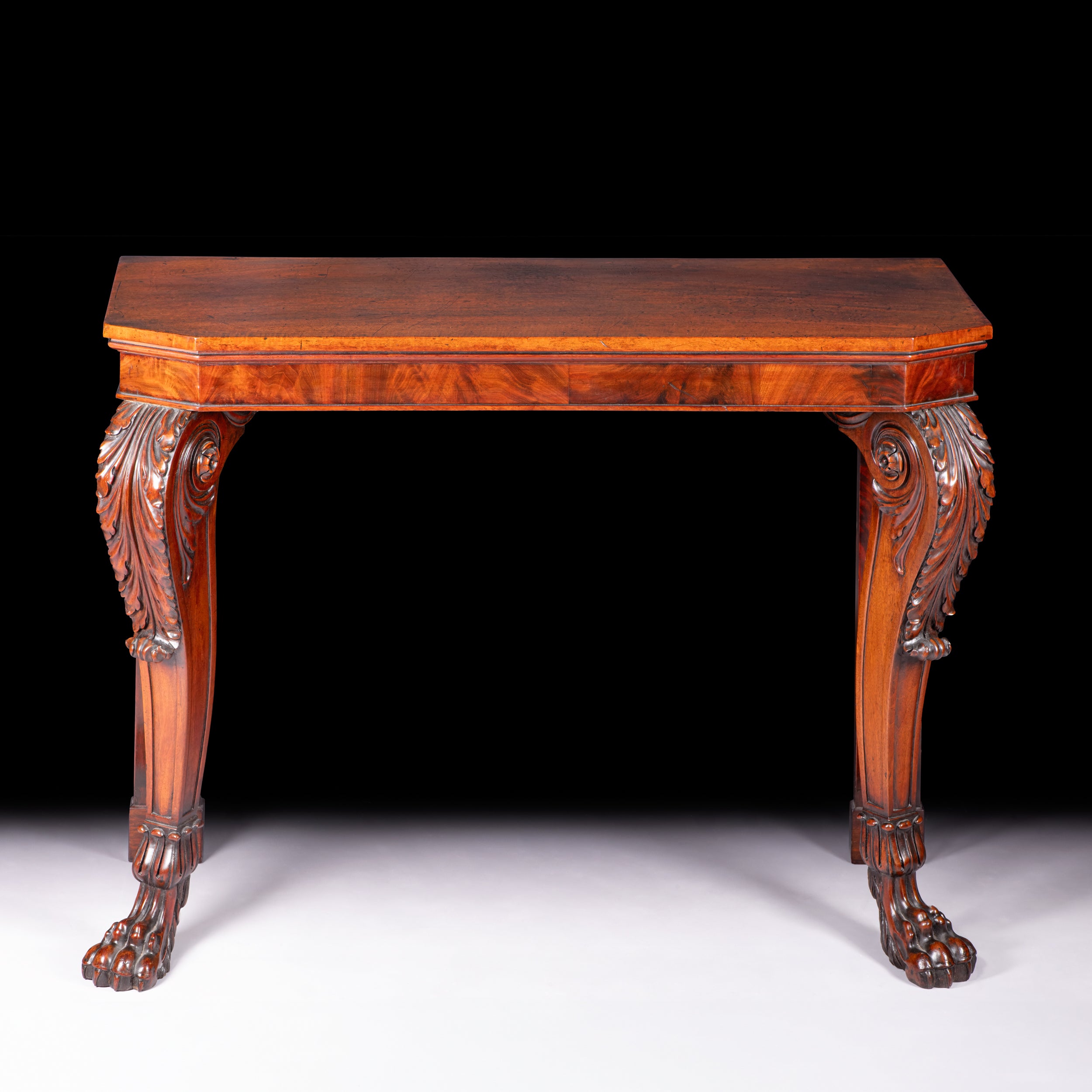 IRISH REGENCY CONSOLE TABLE ATTRIBUTED TO WILLIAMS & GIBTON - REF No. 5012