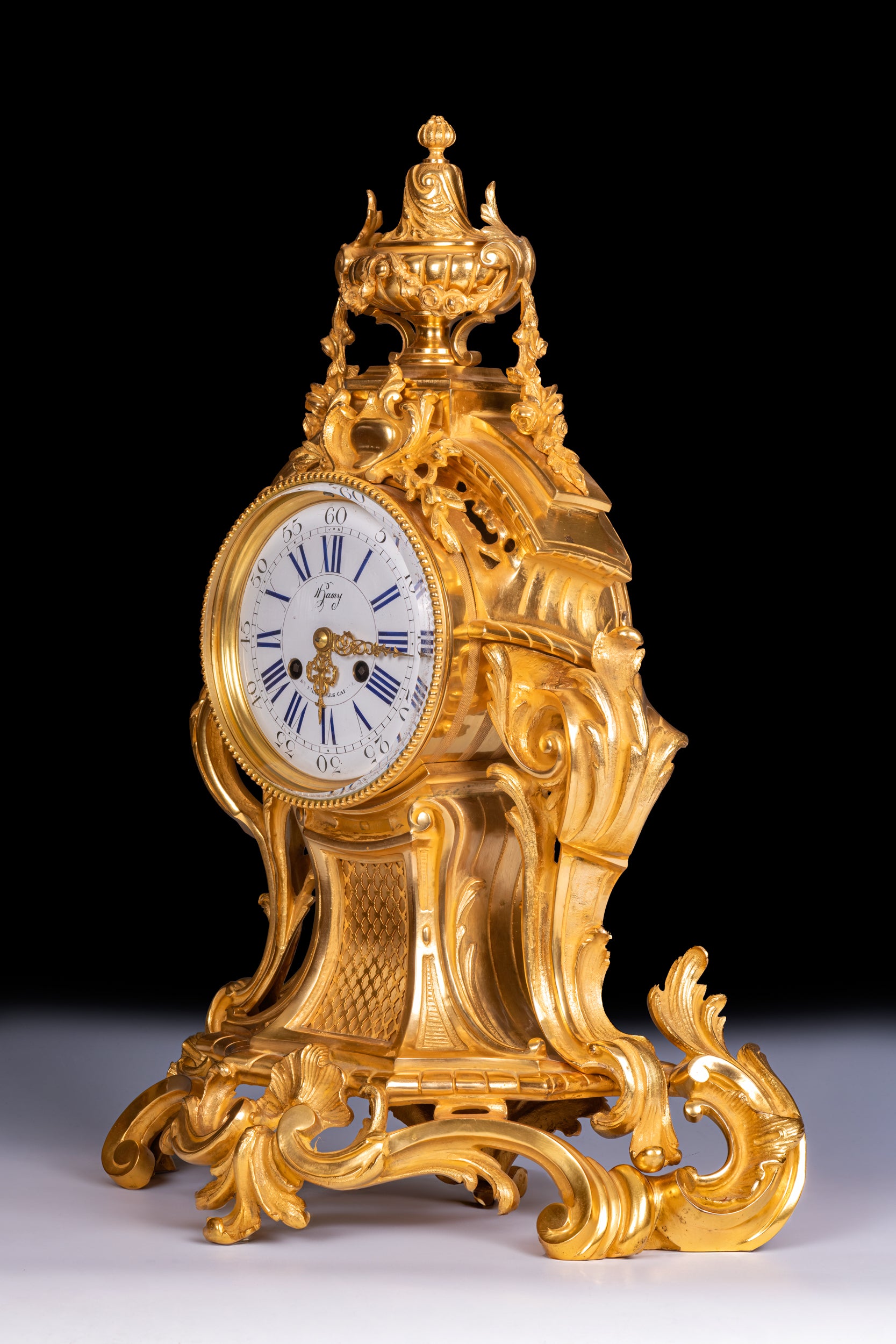 19TH CENTURY FRENCH ROCOCO CLOCK - REF No. 134