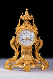 19TH CENTURY FRENCH ROCOCO CLOCK - REF No. 134