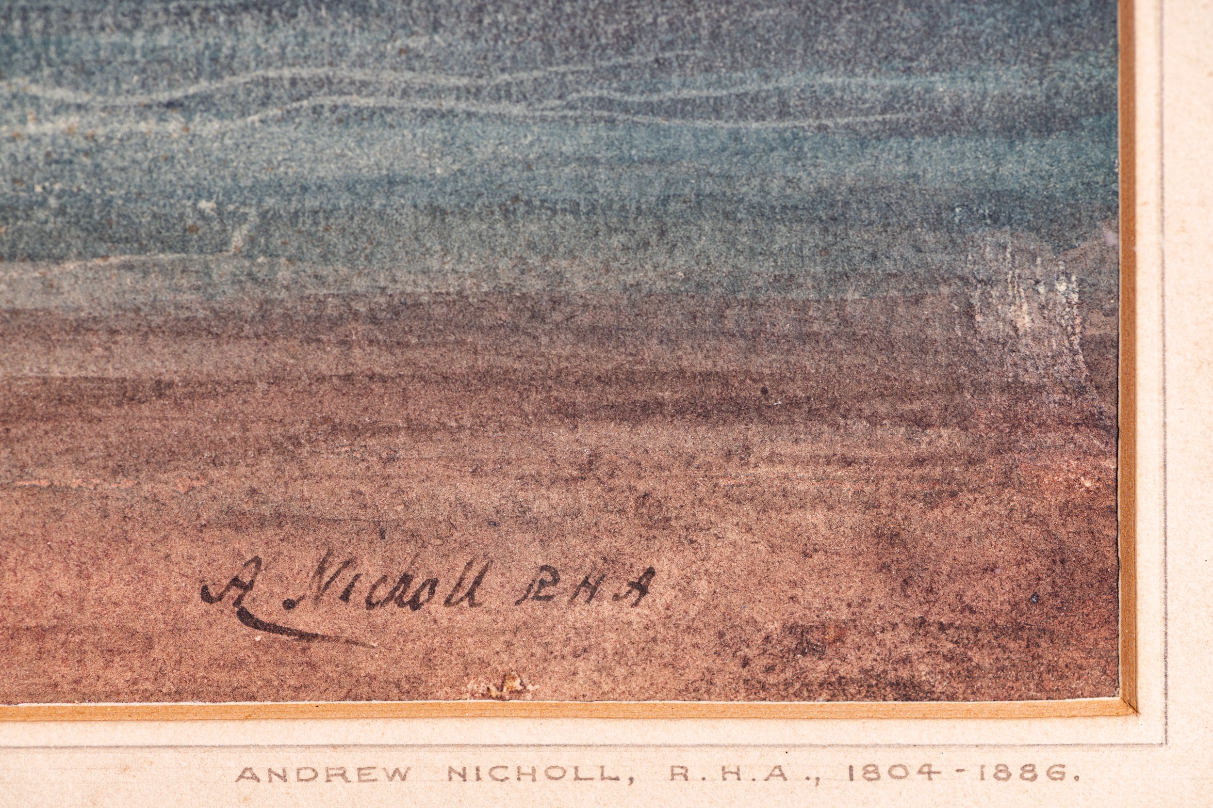 ANDREW NICHOLL R.H.A. (1804–1886) "THE GIANTS CAUSEWAY" - REF No. 2039