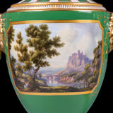 ROYAL WORCESTER VAESES PAINTED BY H. DAVIS - REF No. 1073