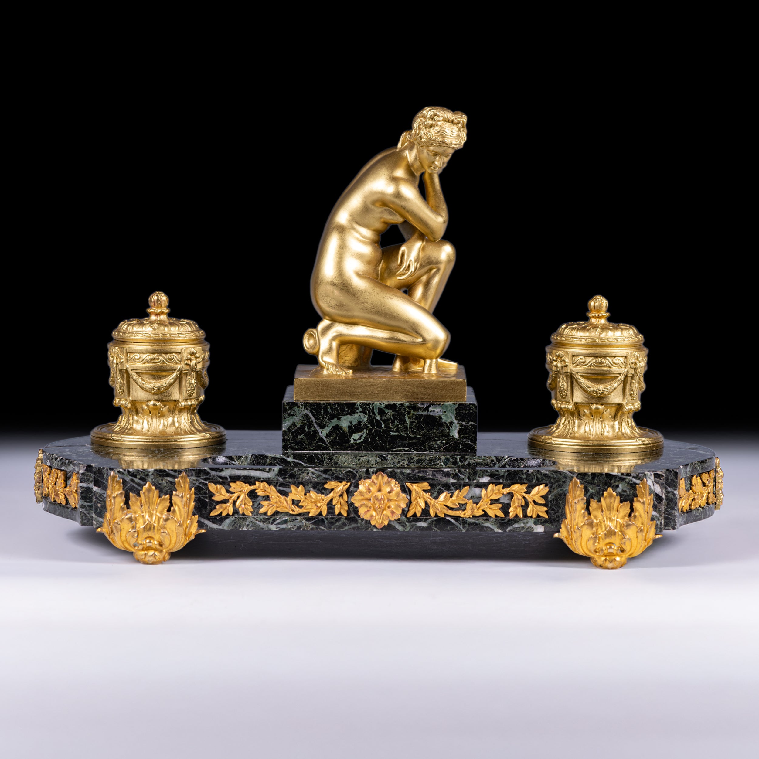 F.BARBEDIENNE INKWELL - REF No. 189