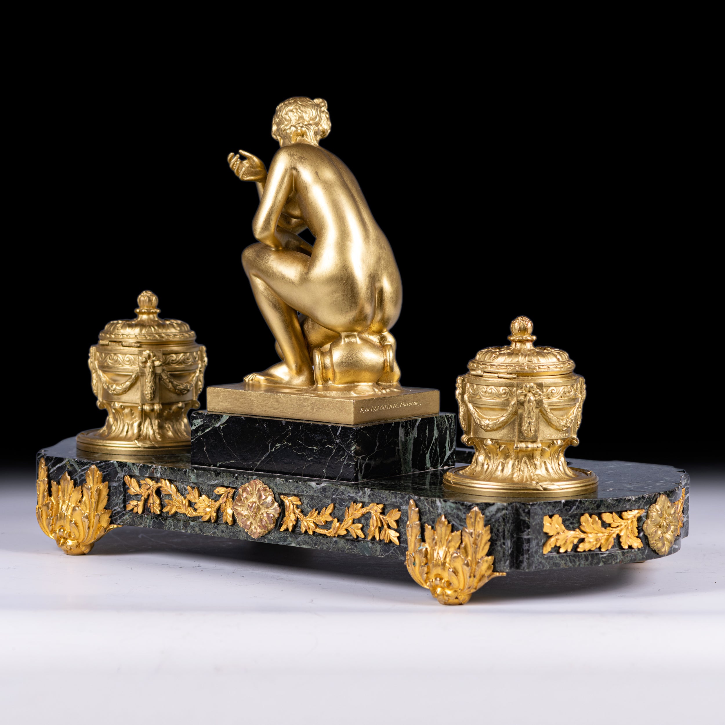 F.BARBEDIENNE INKWELL - REF No. 189