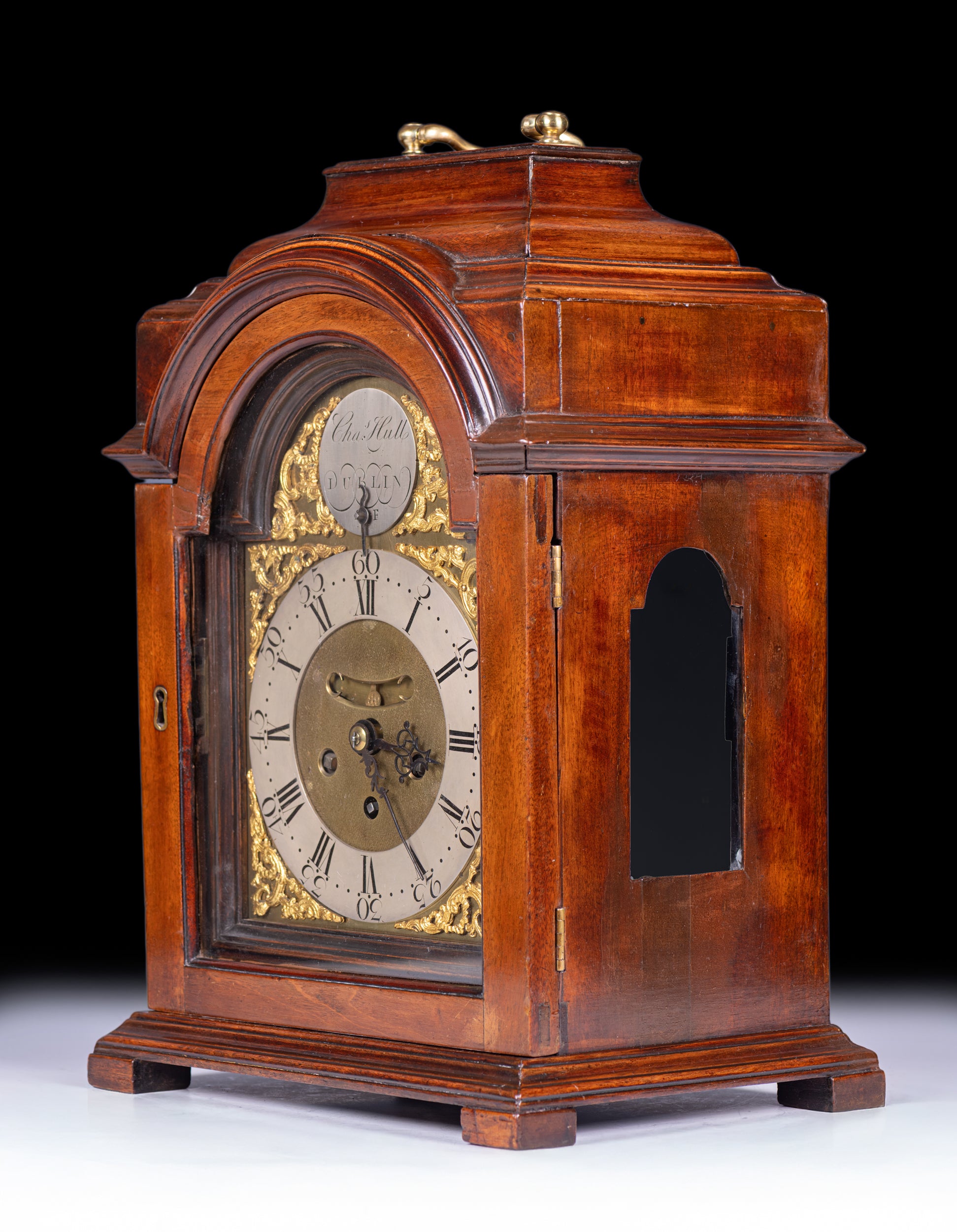 IRISH GEORGE III BRACKET CLOCK - REF No. 150
