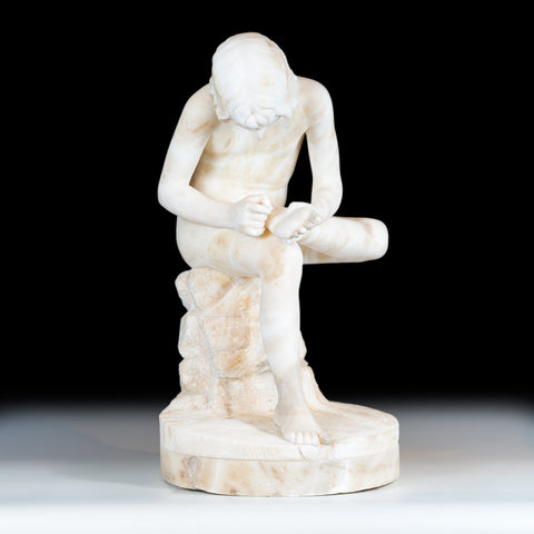 19TH CENTURY FIGURE OF THE SPINARIO - REF No. 1077