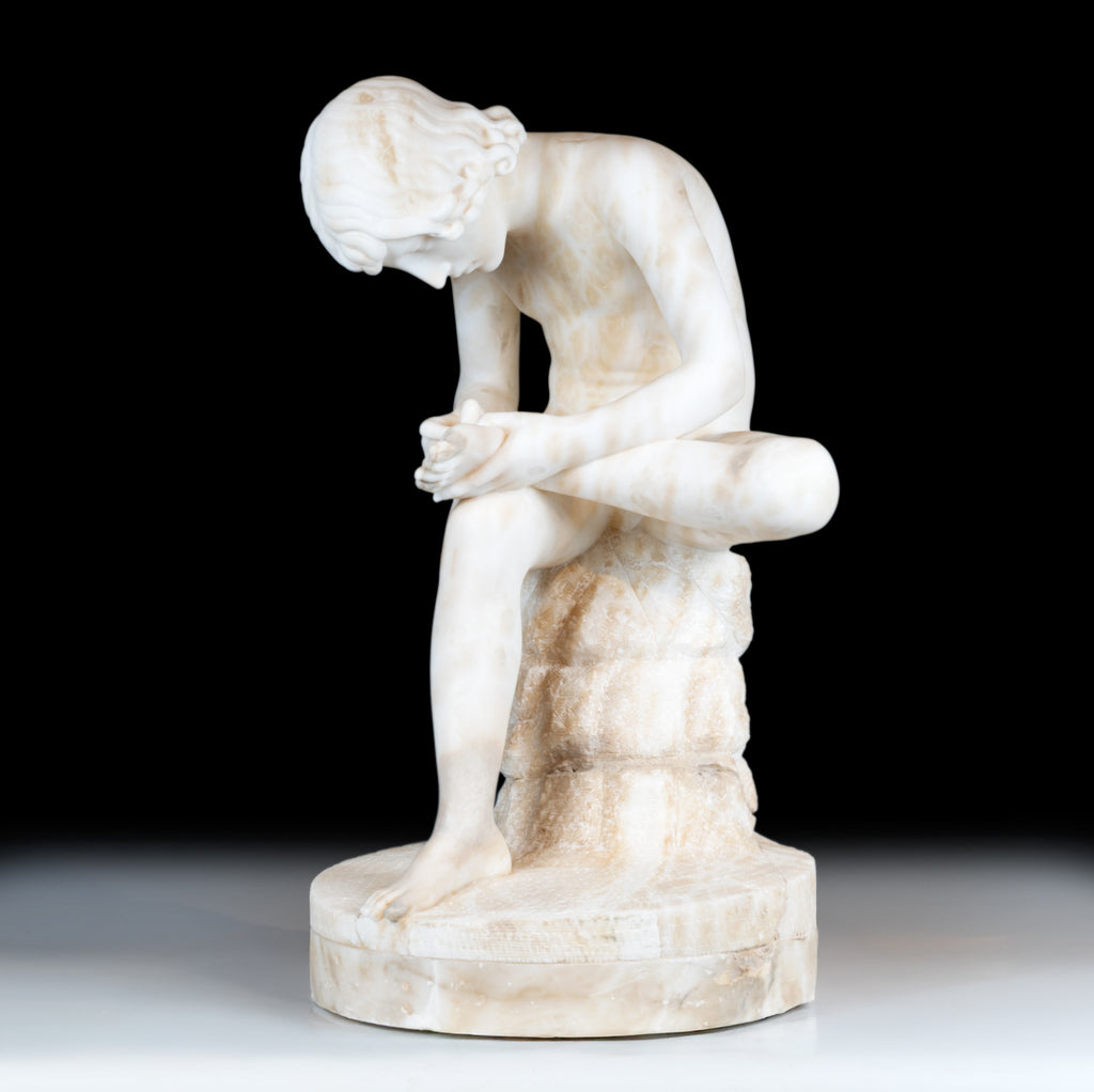 19TH CENTURY FIGURE OF THE SPINARIO - REF No. 1077