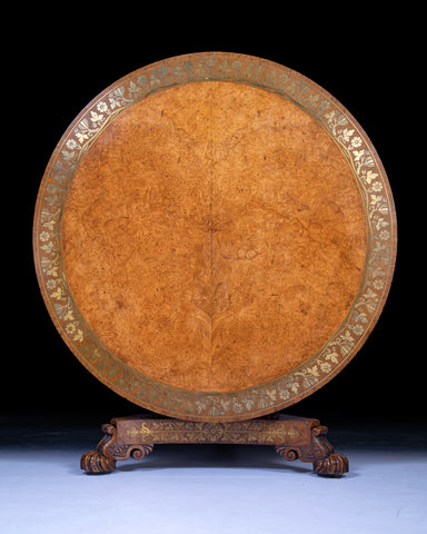 AN EXCEPTIONAL REGENCY CENTRE TABLE ATTRIBUTED TO GEORGE BULLOCK - REF No. 7054